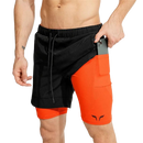 2 in 1 Double Layer Running Shorts