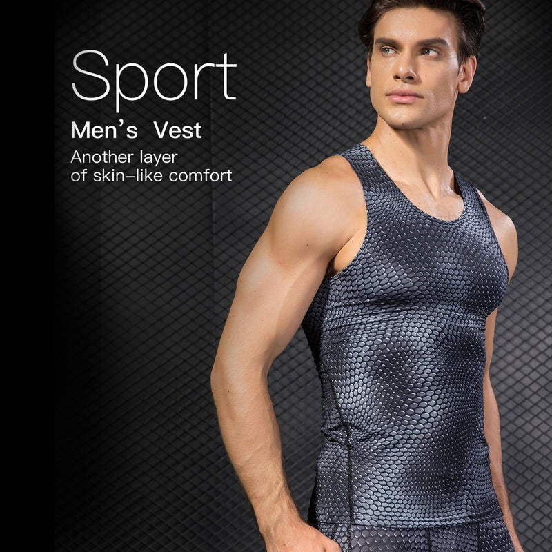 Men's Sleeveless Compression Training Tank Top